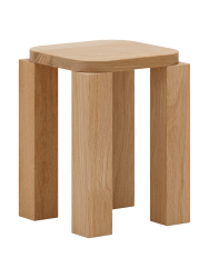 Designer Massivholz Esstisch „Atlas“, geräucherte Eiche NEW WORKS