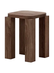 Designer Massivholz Hocker „Atlas“ NEW WORKS