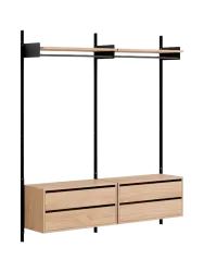 Modulare Design Wandgardarobe „New Works Wardrobe Cabinet II“