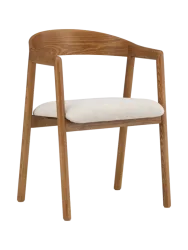 Armlehnstuhl 2er-Set Lift Braun Holz B 53 cm - Material: Eschenholz - Armlehnstuhl 2er-Set