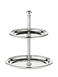 Premium Etagere „Feliz“ - edel versilbert EDZARD