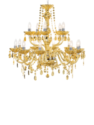 Grosser Kronleuchter „Diamonds“ 15-flammig Invicta Interiors