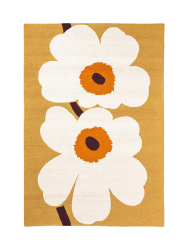 Hochwertiger In- & Outdoor Designer Teppich „Unikko Ann. Honey“, verschiedene Grössen MARIMEKKO