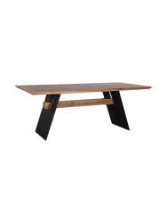 Massivholz Esstisch „Grand Oak“ - Wildeiche geölt Invicta Interiors