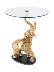 Design Beistelltisch „Elephant“ mit Marmorfuss Invicta Interiors