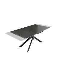 Ausziehbarer Designer Esstisch „Alpino“ aus Keramik 160-200 x 90 cm Invicta Interiors