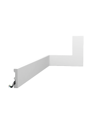 Deko-Stuckleiste „SQUARE SX 157“ RAL 9003 - 200 cm Orac Decor