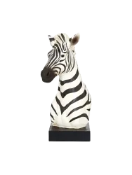 Handgefertigtes Dekorationsobjekt „Boho Zebra“ FIFTY FIVE SOUTH