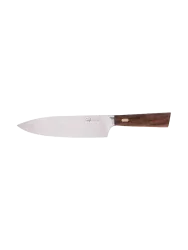 Hochwertiges Chefmesser „Couteaux & Co“ mit Griff aus Nussbaumholz Cosy & Trendy
