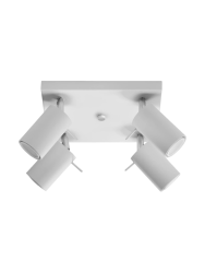 Design Deckenlampe „Ring“ 4-flammig (quadratisch) Sollux Lighting