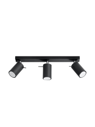 Design Deckenlampe „Ring“ 3-flammig (linear) Sollux Lighting