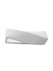 Design Wandlampe Keramik „Sigma“ Weiss Sollux Lighting