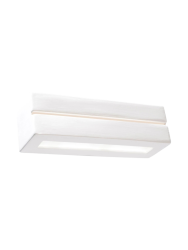 Design Keramik Wandlampe „Vega“ (Line), Weiss Sollux Lighting
