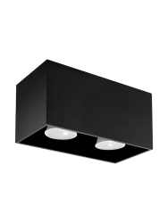 Design Deckenlampe „Quad“ - 2-flammig Sollux Lighting