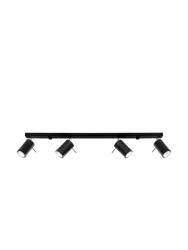 Design Deckenlampe „Ring“ 4-flammig (linear) Sollux Lighting