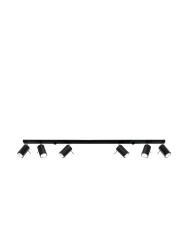 Design Deckenlampe „Ring“ 6-Flammig (linear) Sollux Lighting