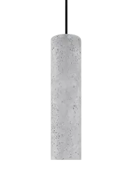 Design Pendellampe „Luvo“ 1-flammig Grau Sollux Lighting