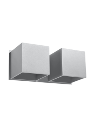 Design Wandlampe „Quad II“ - 2-flammig Sollux Lighting