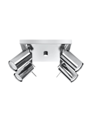Design Deckenlampe „Ring“ 4-flammig (quadratisch) Sollux Lighting