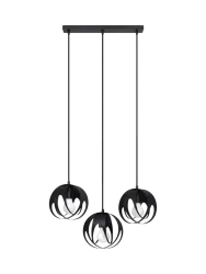 Design Pendellampe „Tulos“ 3-flammig (linear) Sollux Lighting
