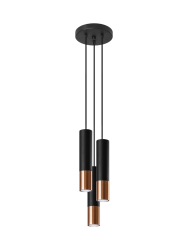 Design Pendellampe „Loopez“ - 3-flammig (rund) Sollux Lighting