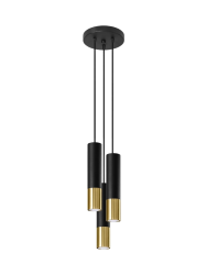 Design Pendellampe „Loopez“ - 3-flammig (rund) Sollux Lighting