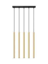 Design Pendellampe „Pastelo“ 5-flammig (linear) Sollux Lighting
