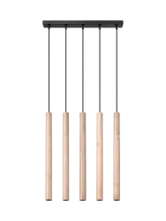 Design Pendellampe „Pastelo“ 5-flammig (linear) Sollux Lighting