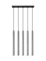 Design Pendellampe „Pastelo“ 5-flammig (linear) Sollux Lighting