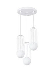 Design Pendellampe „Brina“ 3-flammig (rund) Sollux Lighting