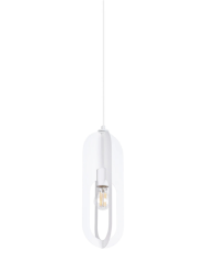 Design Pendellampe „Nicus“ 1-flammig, Weiss Sollux Lighting