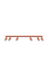Design Deckenlampe „Ring“ 6-Flammig (linear) Sollux Lighting