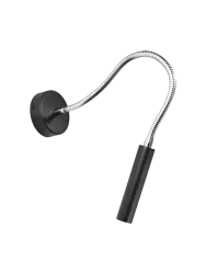 Design Wandlampe „Axil“ Schwarz Sollux Lighting