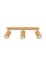Design Deckenlampe „Karbon“ 3-flammig (linear) Sollux Lighting