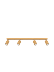 Design Deckenlampe „Karbon“ 4-flammig (linear) Sollux Lighting