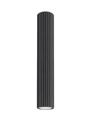 Design Deckenlampe „Karbon“ Ø 6.5 x 40 cm Sollux Lighting