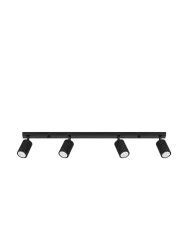 Design Deckenlampe „Karbon“ 4-flammig (linear) Sollux Lighting