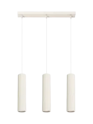 Design Pendellampe „Karbon“ 3-flammig (linear) Sollux Lighting