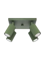 Design Deckenlampe „Karbon“ 4-flammig (quadratisch) Sollux Lighting