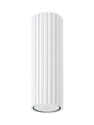 Deckenlampe Karbon SOLLUX LIGHTING, dimmbar, weiß / opal, für Wohn- / Esszimmer, Aluminium, Modern, Deckenlampe