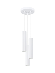 Design Pendellampe „Karbon“ 3-flammig (rund) Sollux Lighting