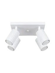 Design Deckenlampe „Karbon“ 4-flammig (quadratisch) Sollux Lighting