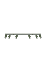 Design Deckenlampe „Karbon“ 6-Flammig (linear) Sollux Lighting