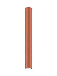 Design Deckenlampe „Karbon“ Ø 6.5 x 60 cm Sollux Lighting
