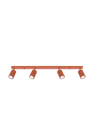Design Deckenlampe „Karbon“ 4-flammig (linear) Sollux Lighting