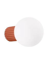 Design Wandlampe „Halo“ - Ockerrot Sollux Lighting