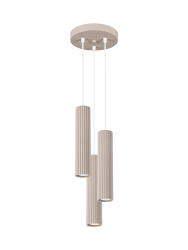 Design Pendellampe „Karbon“ 3-flammig (rund) Sollux Lighting