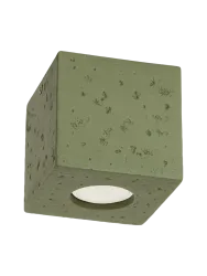 Design Deckenlampe „Quad“ Olivgrün Sollux Lighting