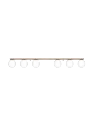 Design Deckenlampe „Yoli“ 6-flammig Taupe Sollux Lighting