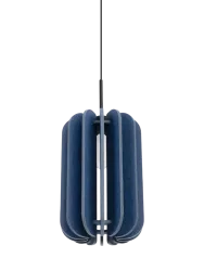 Design Pendellampe „Mula“ Marineblau/Schwarz Ø 27 cm Sollux Lighting